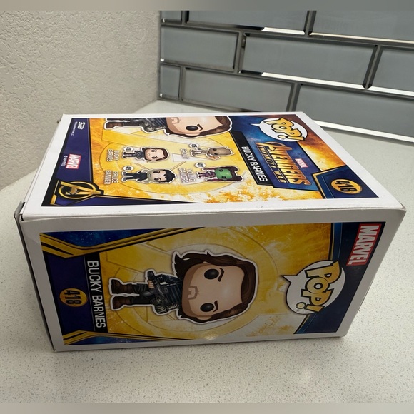 Funko Pop Marvel Avengers Infinity War Bucky Barnes Bobble-Head Figurine 418 - Picture 12 of 13